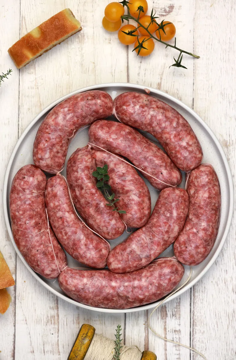 Salsiccia Fresca | confezione sottovuoto da 1 kg | Salume artigianale Toscano | Salumificio Artigianale Gombitelli - Toscana