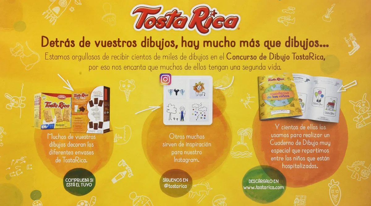 Tosta Rica, Mini Go!, Biscotti, Confezione da 5 x 240 gr