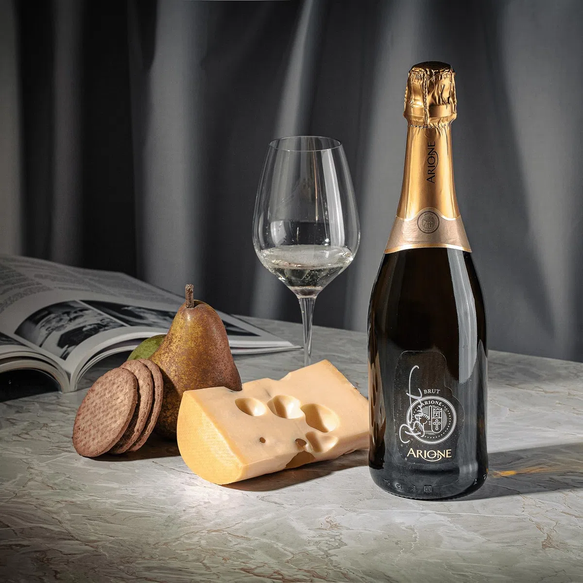 ARIONE | Spumante Brut, Confezione da 6 Bottiglie da 750 ml