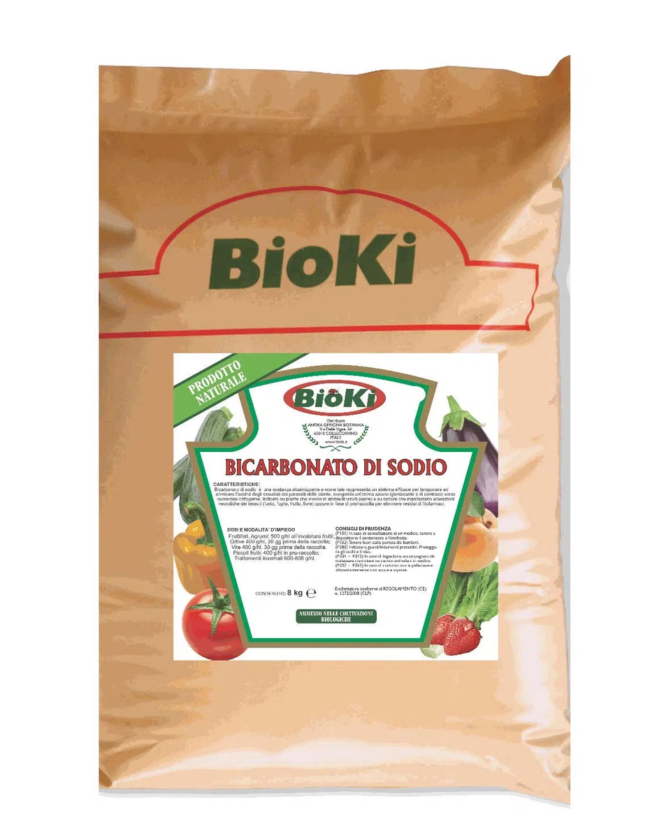 Bioki 74-16 Bicarbonato Naturale per Agricoltura Bio, 8 kg