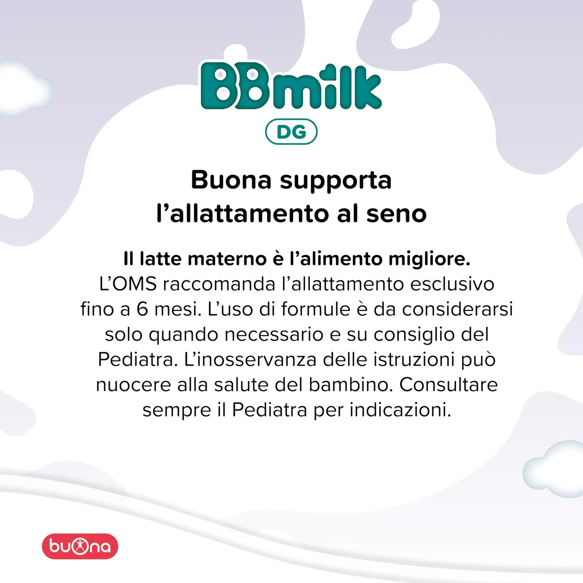 Buona Latte in Polvere per Coliche Neonato BBmilk DG 400g, Latte in Polvere per Neonati 0-12 Mesi con Coliche e Stipsi, Alimento a Fini Medici Speciali, Made in Italy