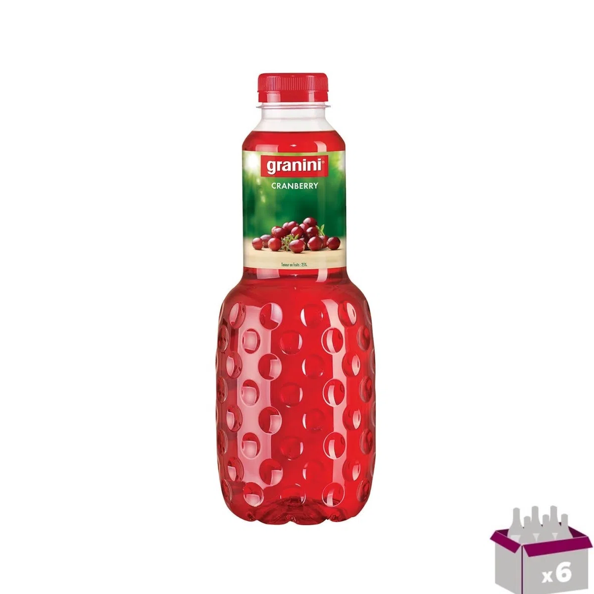 Granini - Cranberry - 6 x 1 L