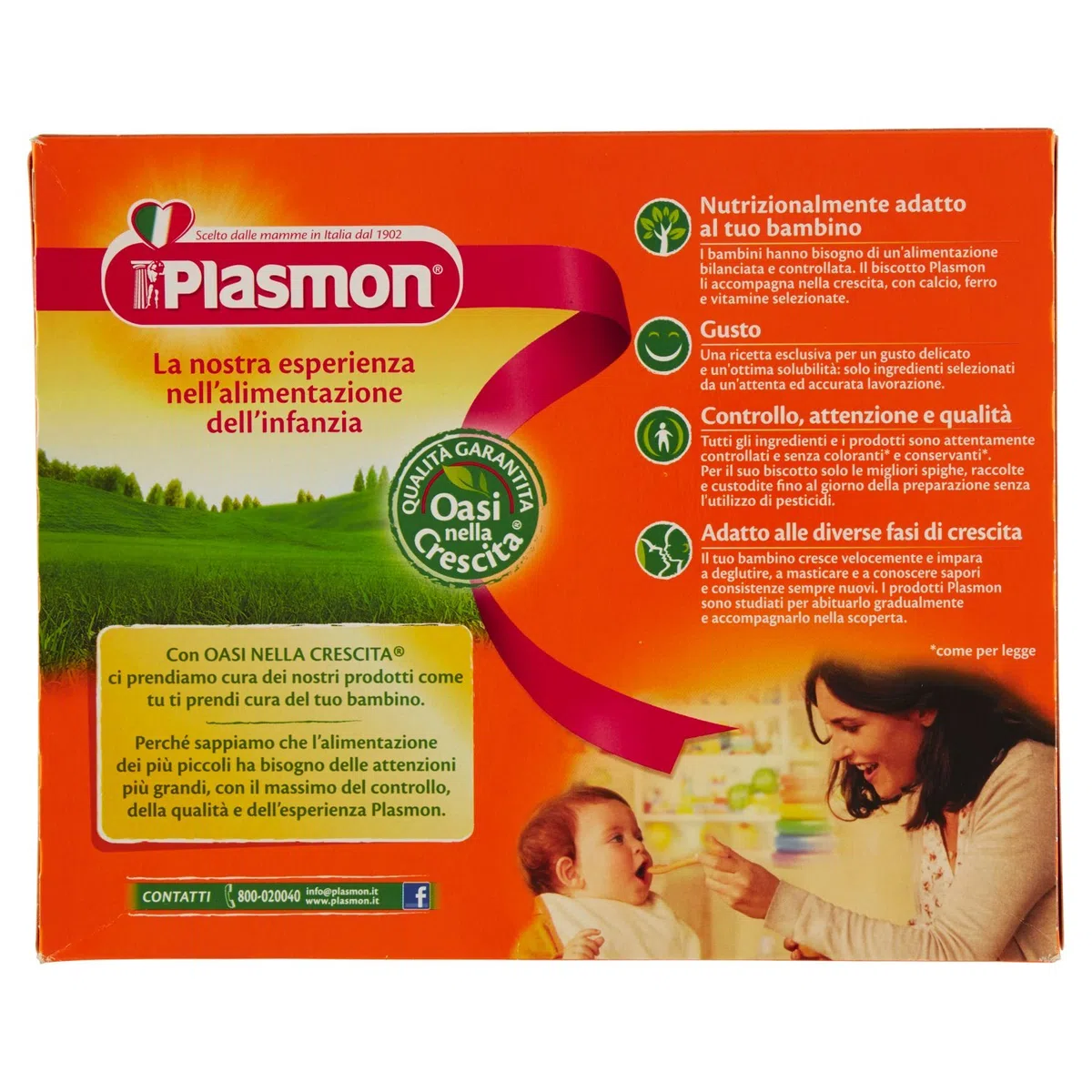 Plasmon Biscottino Biberon, Pensato per I Suoi Primi Mesi - 3 Confezione da 450 gr
