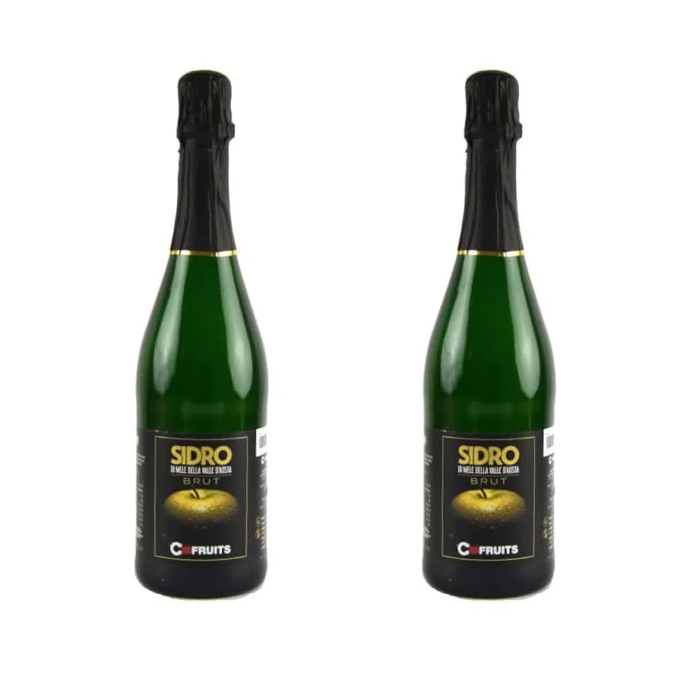 Sidro di Mele 75cl Valle d'Aosta speciale 2 bottiglie gradazione alcolica 5%