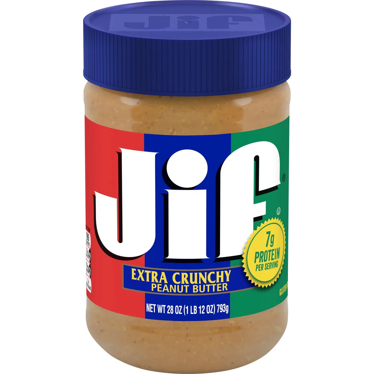 Jif Extra Crunchy Peanut Butter, 830ml (Pack of 5)