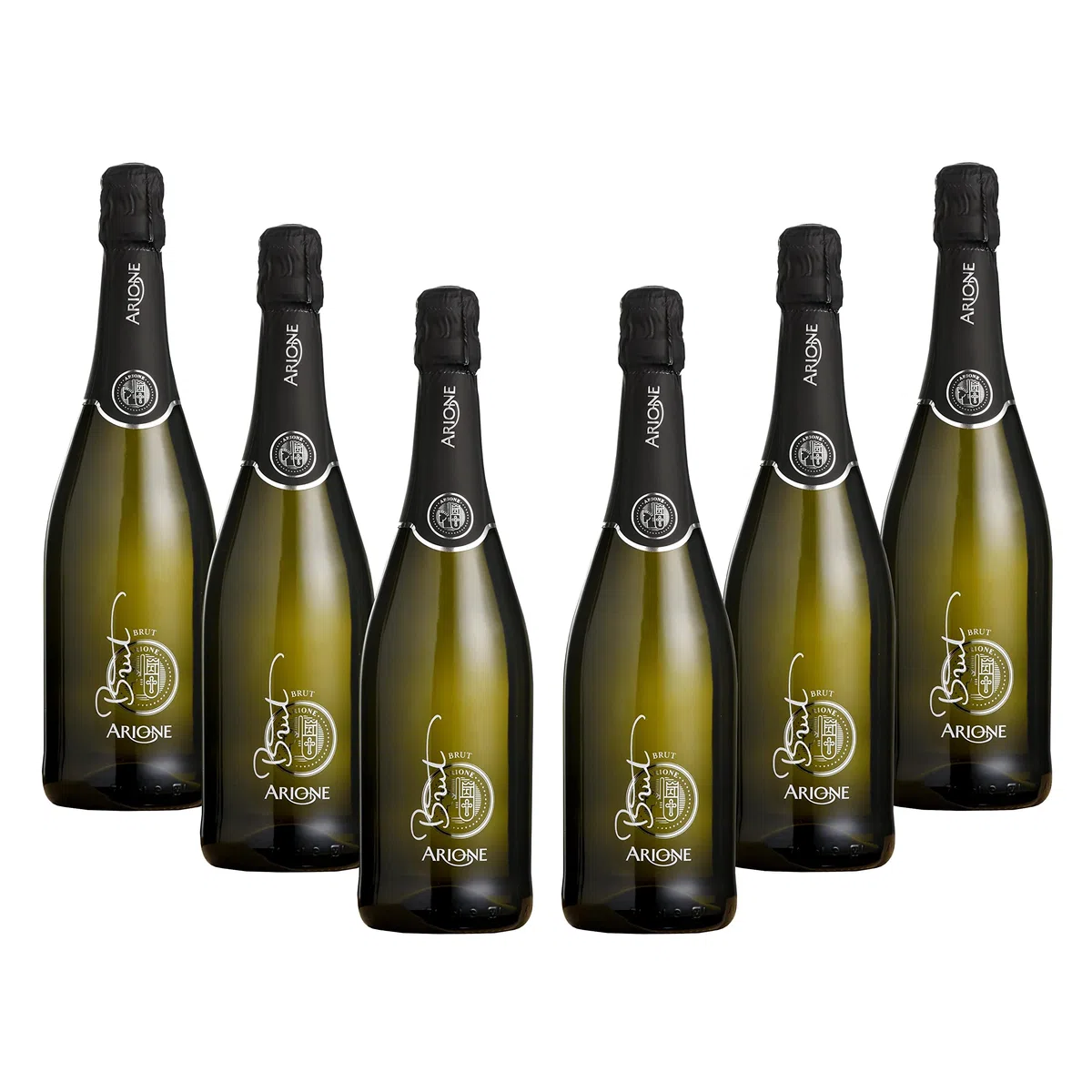 ARIONE | Spumante Brut, Confezione da 6 Bottiglie da 750 ml