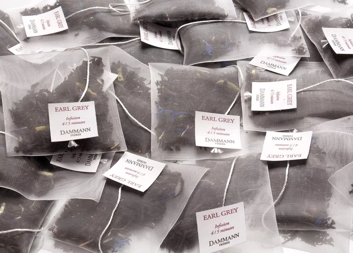 Dammann Earl Grey Tea Cristal Teabags (Pack of 1, Total 50 Teabags)