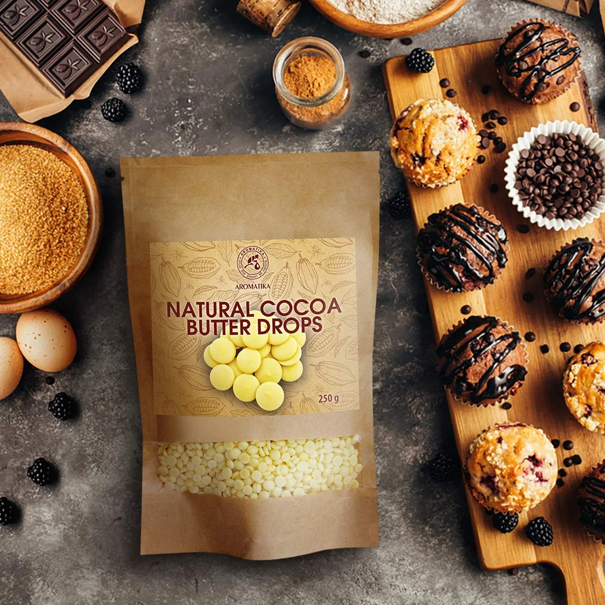 Cacao Burro Con Chip Naturale - 250 G