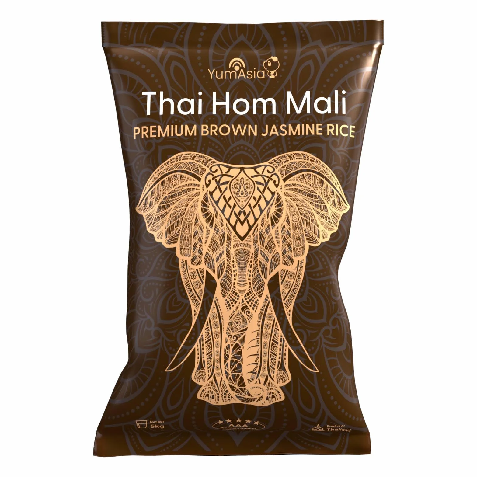 Yum Asia Riso integrale Thai Hom Mali Premium Gelsomino - 5kg
