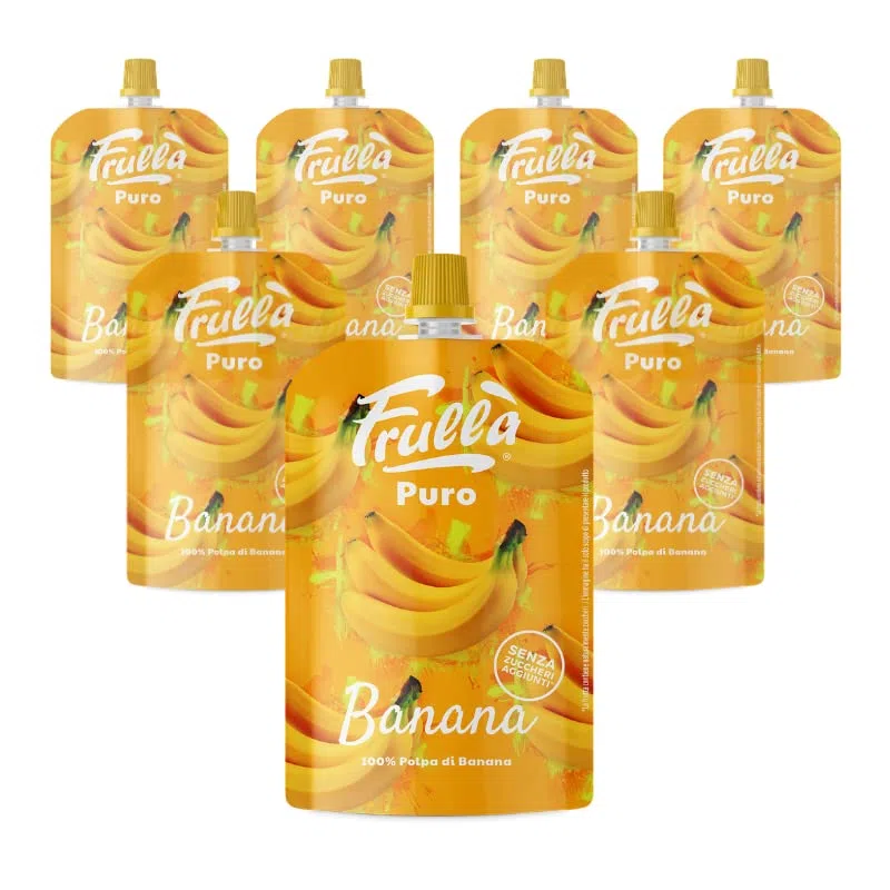 Frutta Frullata Puro 100% Banana – Pack 10 Pezzi