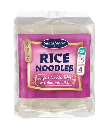Santa Maria Rice Noodles per Pad Thai e Wok, 4 porzioni, 180 g