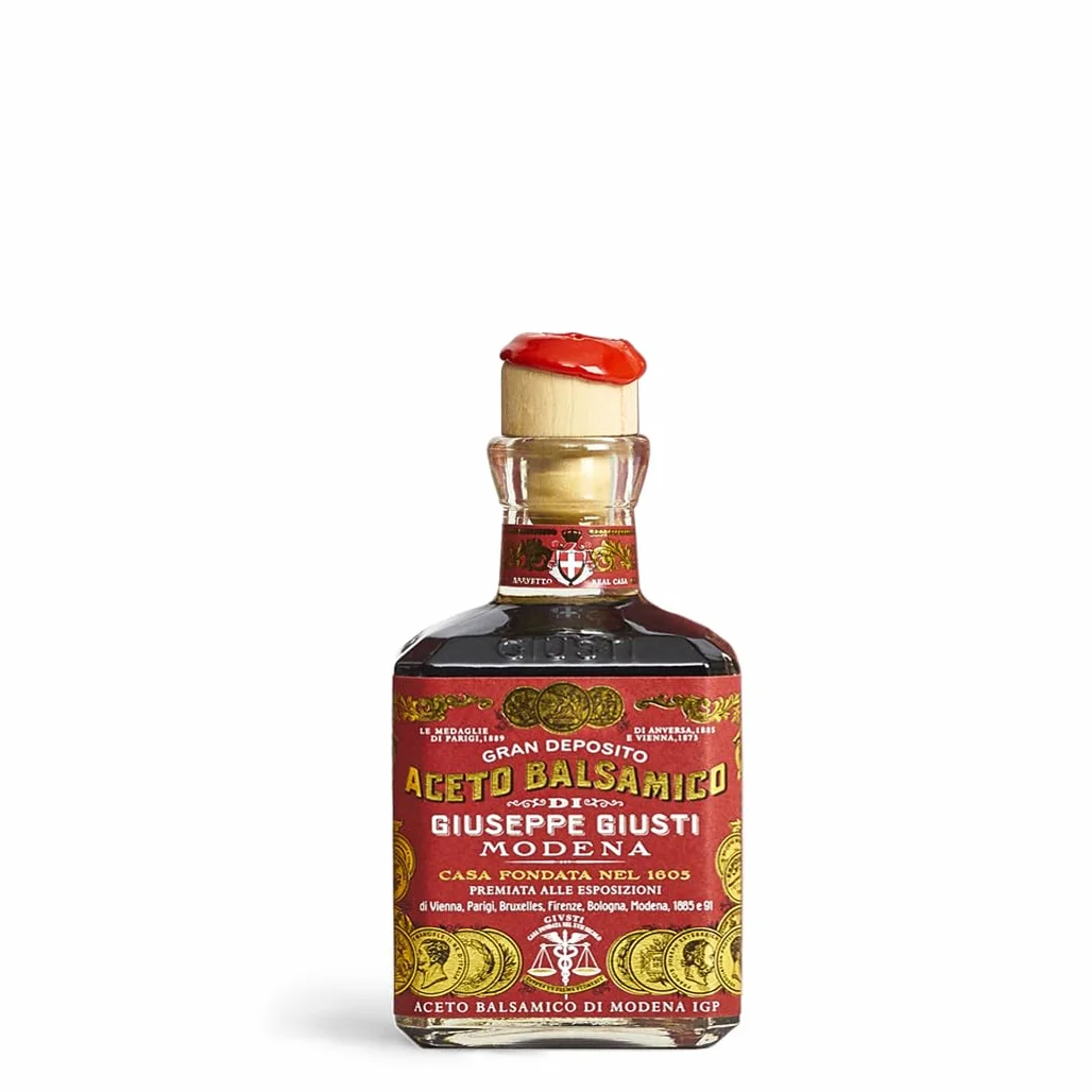 Giusti - Aceto Balsamico di Modena IGP - 250ml - 3 Medaglie d'oro cubica