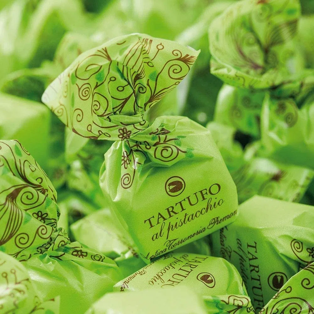 Tartufi al Pistacchio Kg 1 Antica Torroneria Piemontese - Senza Glutine