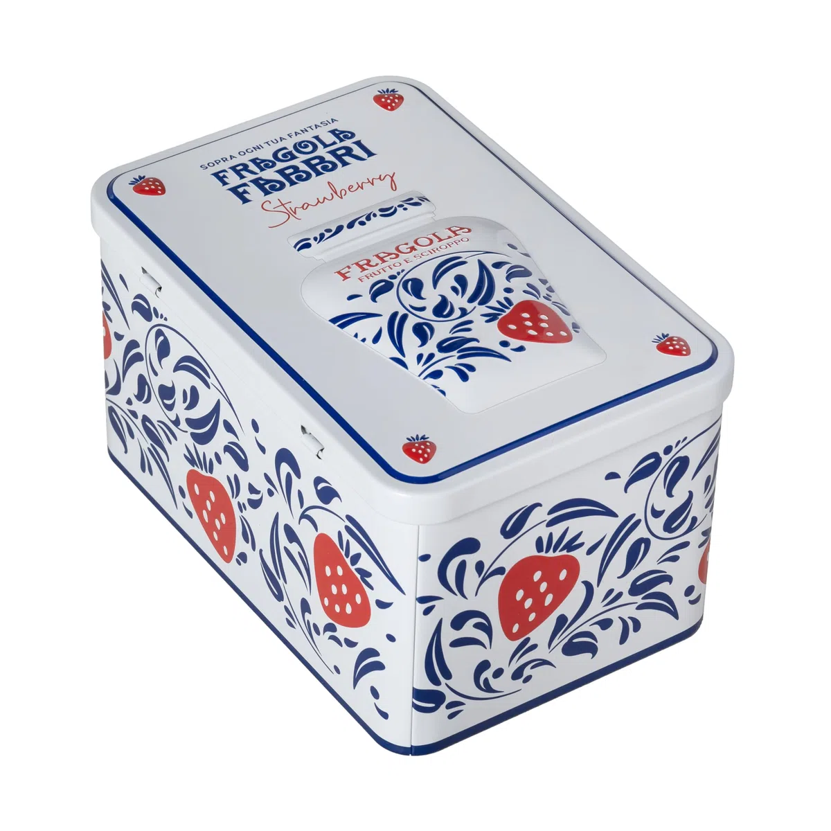 Latta Regalo Fragola Fabbri 600g con cucchiaino e ricettario