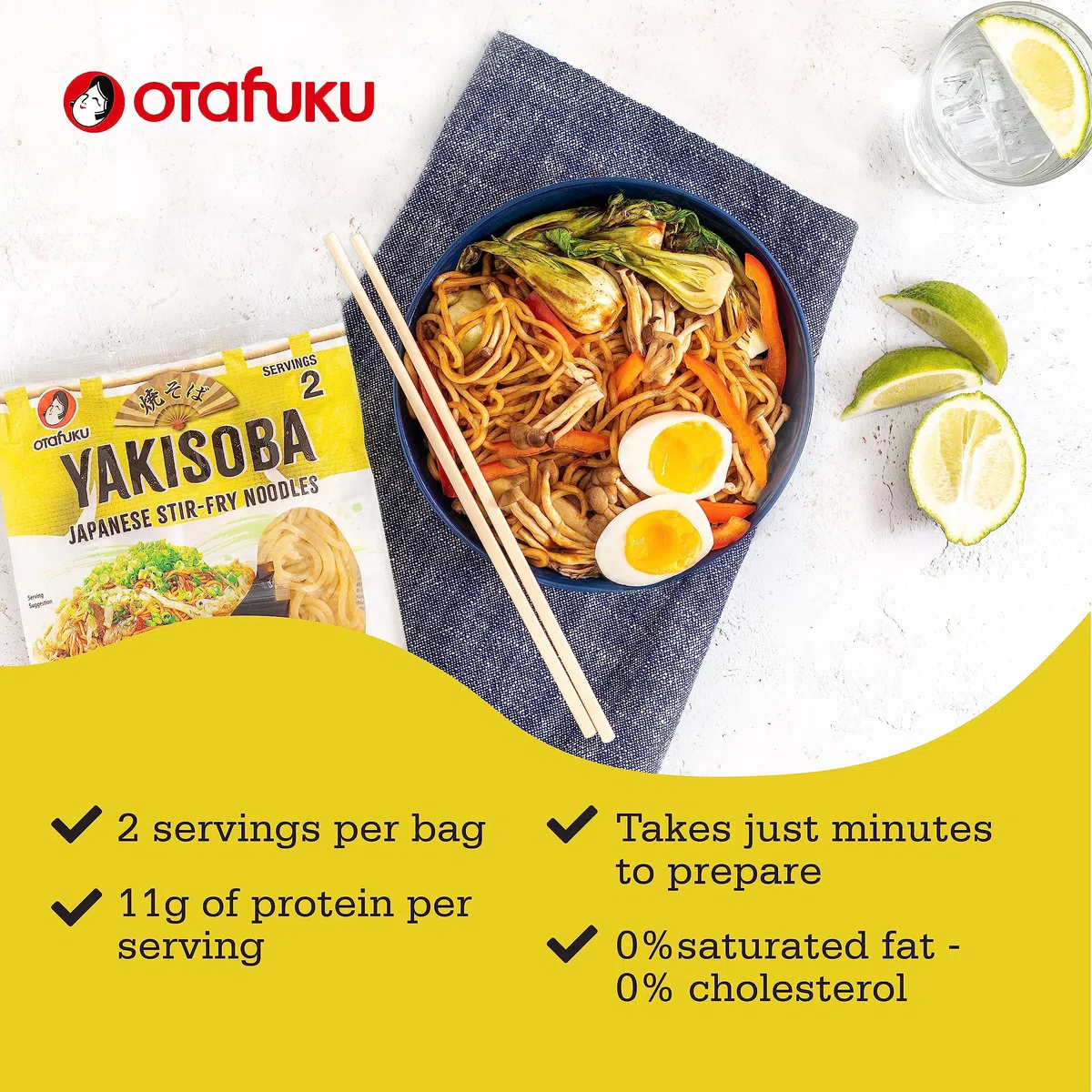 Otafuku Yakisoba Noodle 2 Porzioni - 370gr