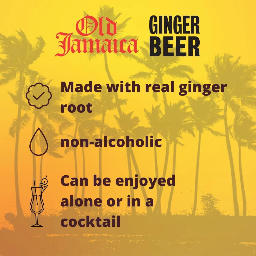 Old Jamaica - Birra allo zenzero, 1-Pack, Bottiglie grandi, 1 x 2 L