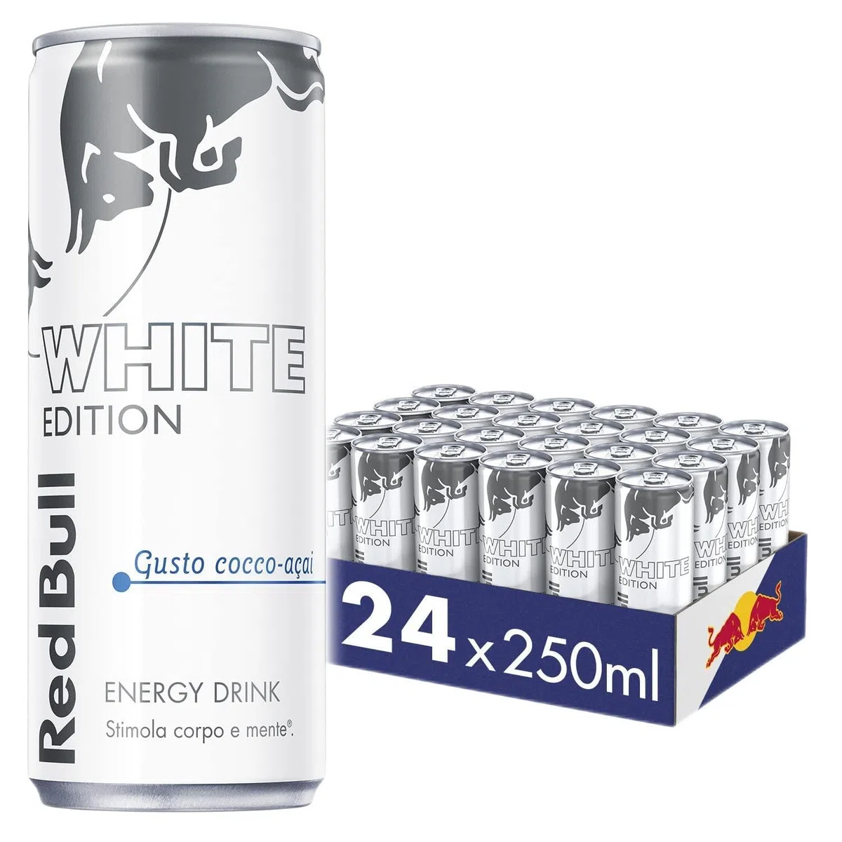 Red Bull Energy Drink, Gusto Cocco-Açaí, 250 ml (24 Lattine)