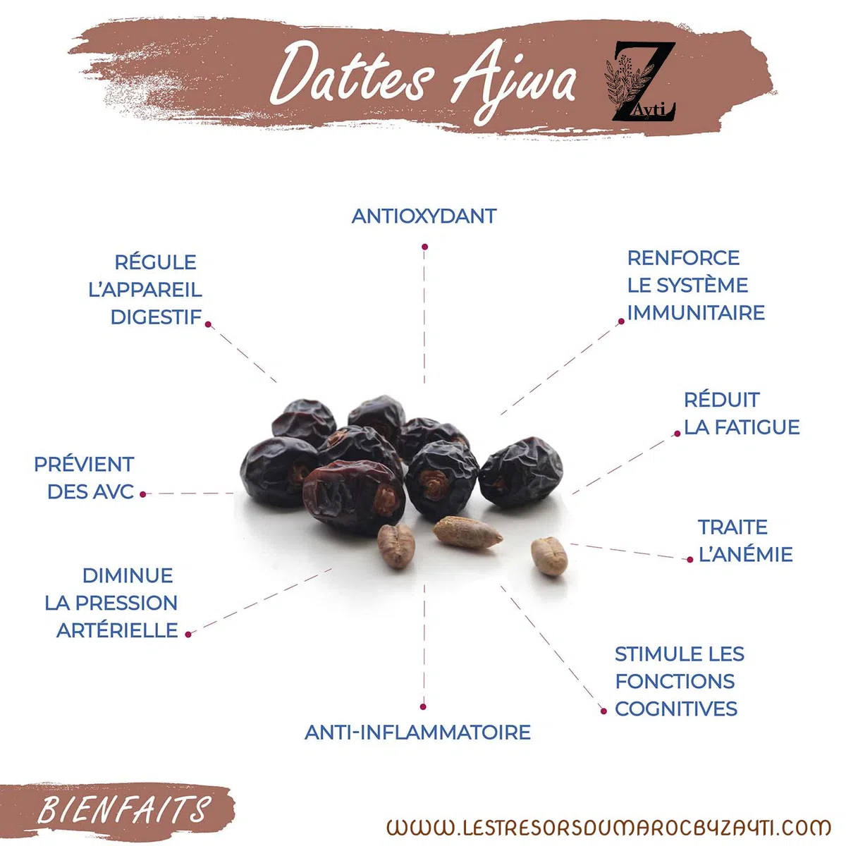 DATTE AJWA 300G|DATE FRESCHE PREMIUM ARABIA SAUDITA 100% Naturale Della Qualità Più Fine, Una Grande Varietà Di Sapori Deliziosi.