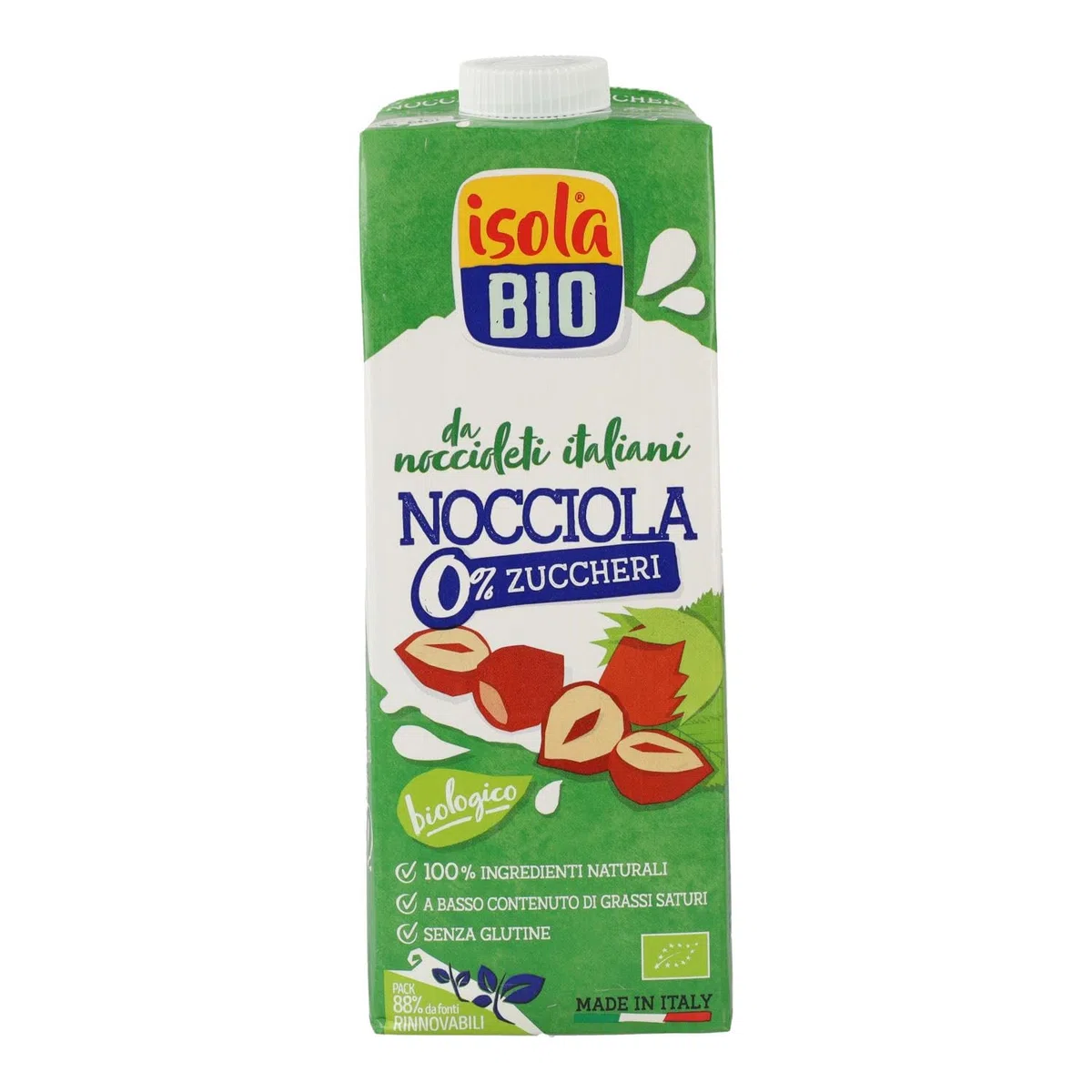 Isola Bio Bevanda Nocciola 1 L BIO Senza Glutine