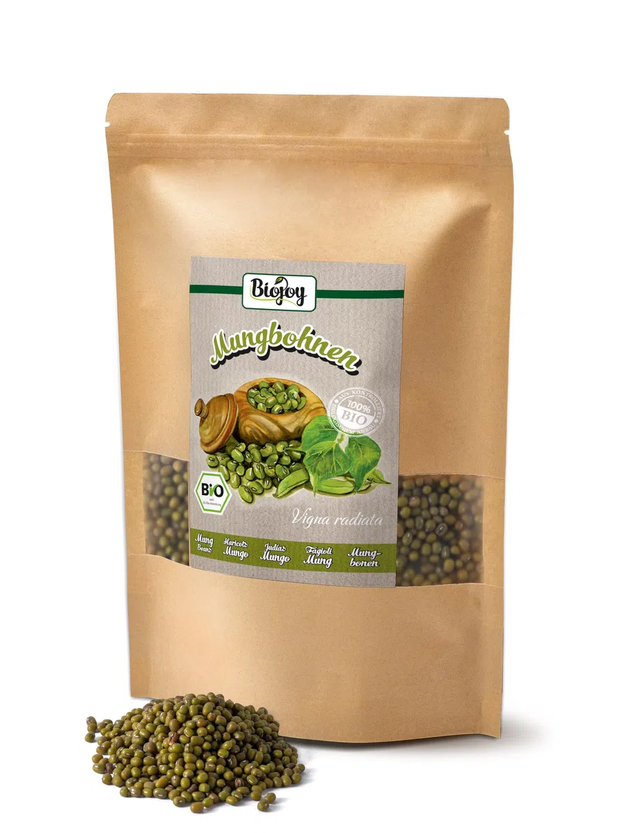 Biojoy Fagioli Mung BIO (1,5 kg), secchi e interi
