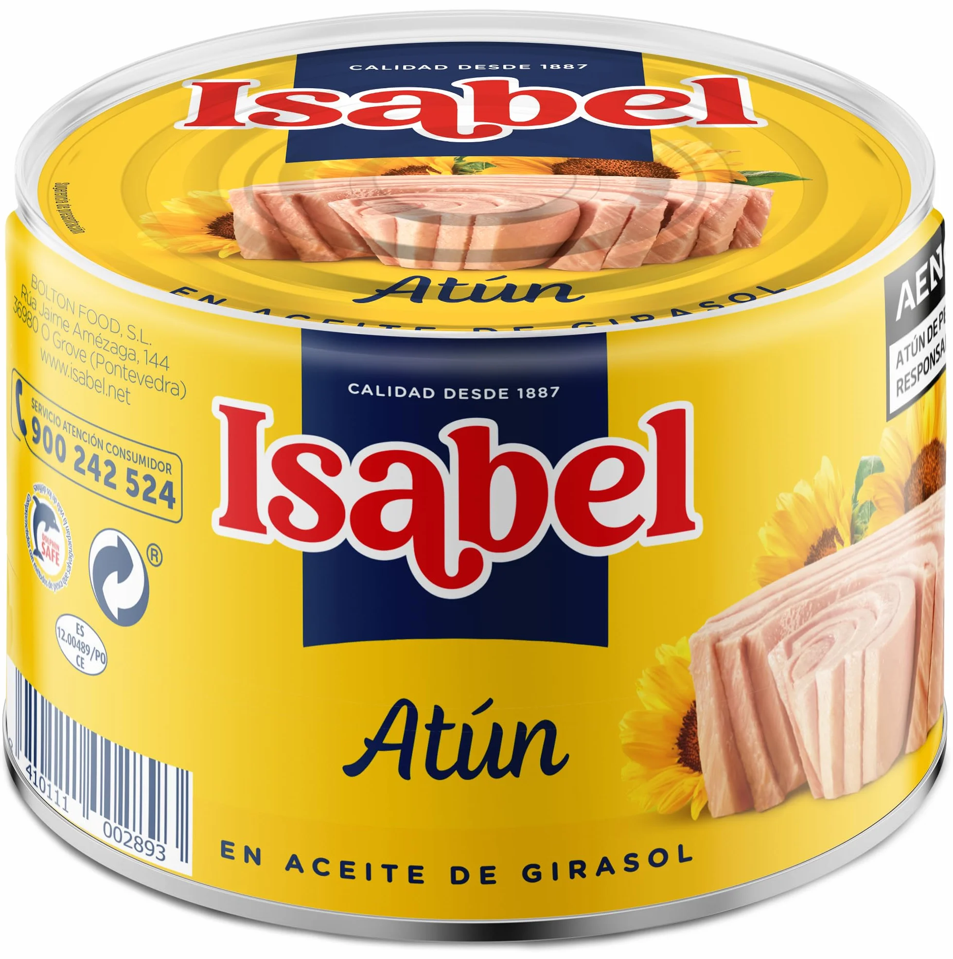 Atún Aceite Vegetal Isabel 400gr