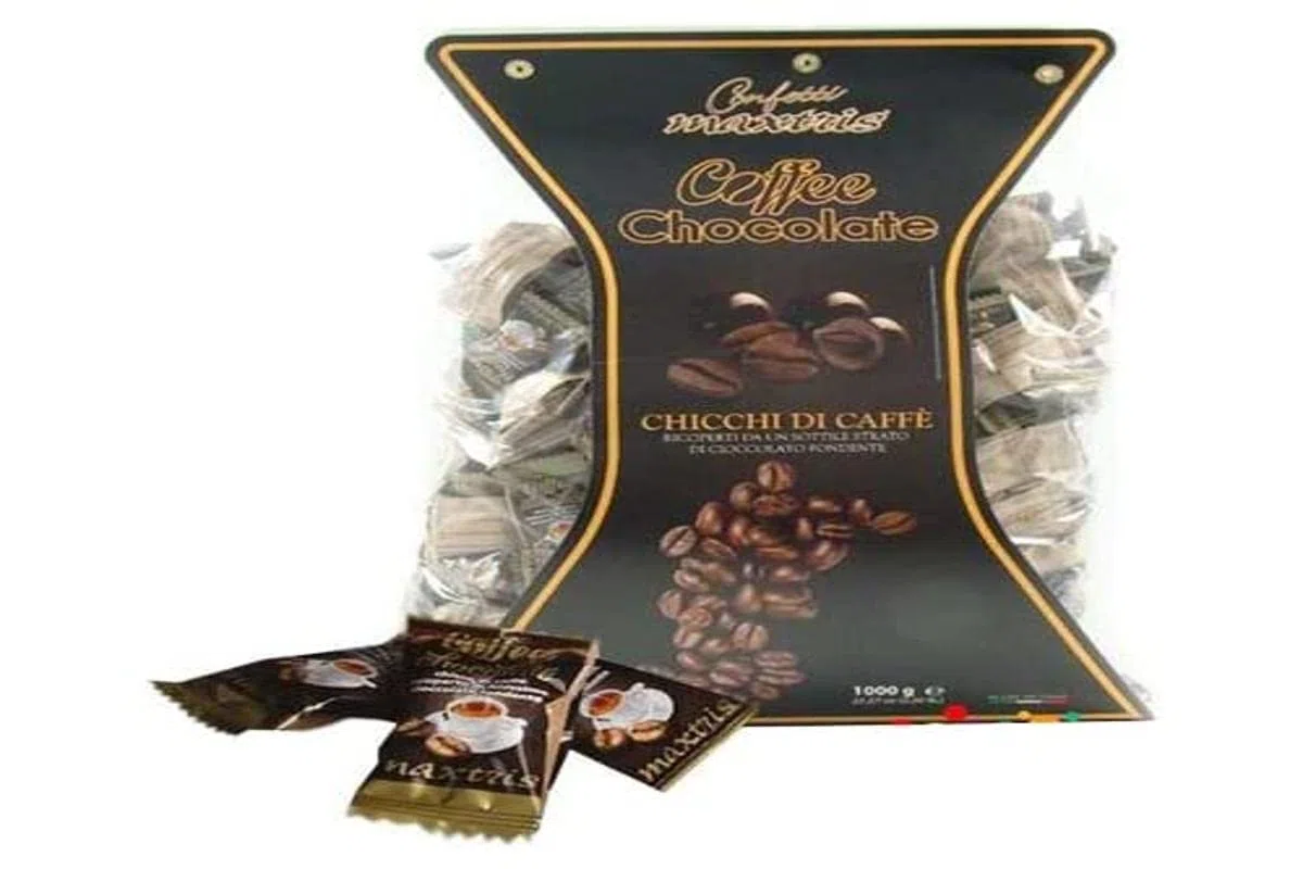 Confetti Maxtris - Praline di Caffé Cioccolato Fondente Incartati kg1