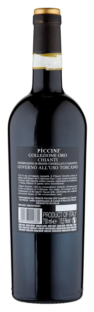 Piccini Chianti Governo "Collezione Oro" Docg - Cartone da 6 x 750 ML