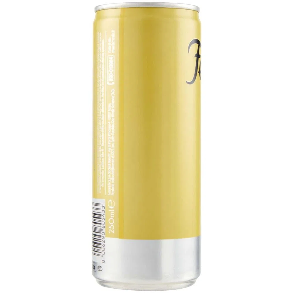 Ferrarelle Limonata Bibita Analcolica Gassata Lattina 250ml (2024) [CAIYA® BOX da 12 Lattine]