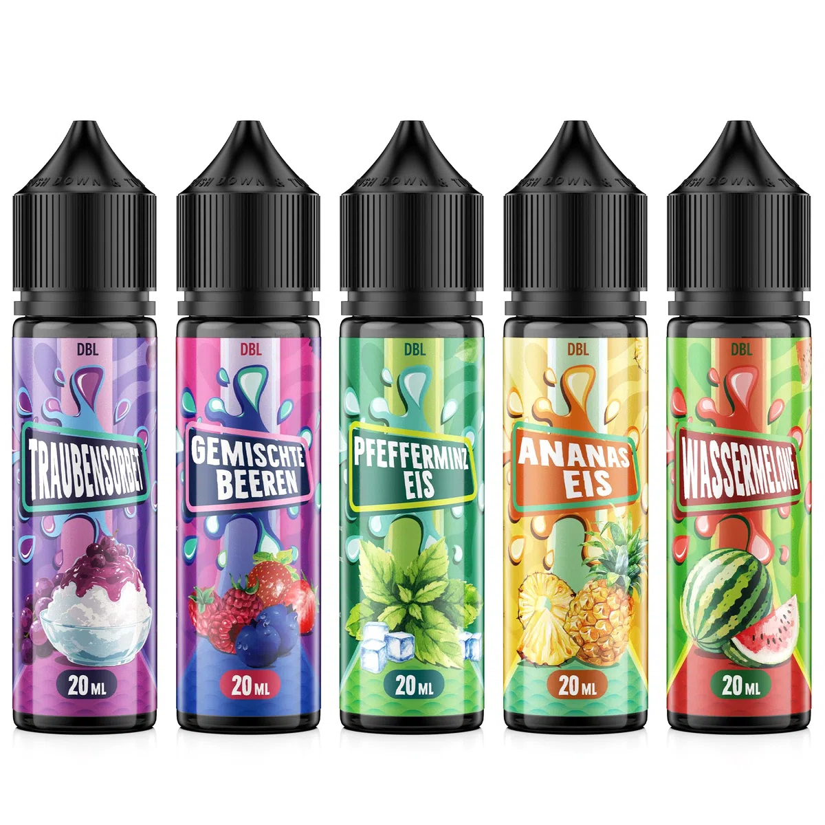 Concentrato di Aroma 5x20ml, Aroma Intenso per Alimenti Ideale per Cuocere, in Alimenti e Bevande, anche per Nebulizzatori, Macchine per Nebbia, e molto altro. 5 pezzi