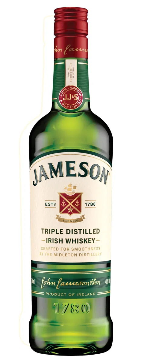 Jameson Irish Whiskey Original, Tripla Distillazione a Midleton, vol 40%, 100 CL