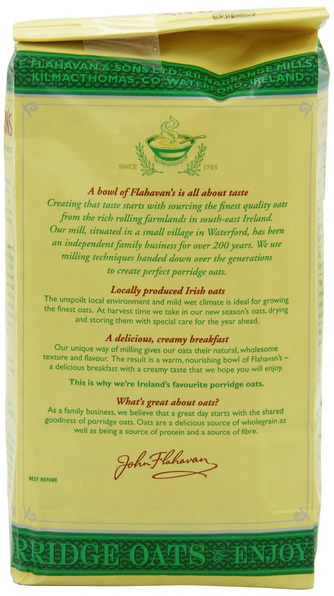 Copos De Avena Irlandés12 X 500G Cura della persona e salute