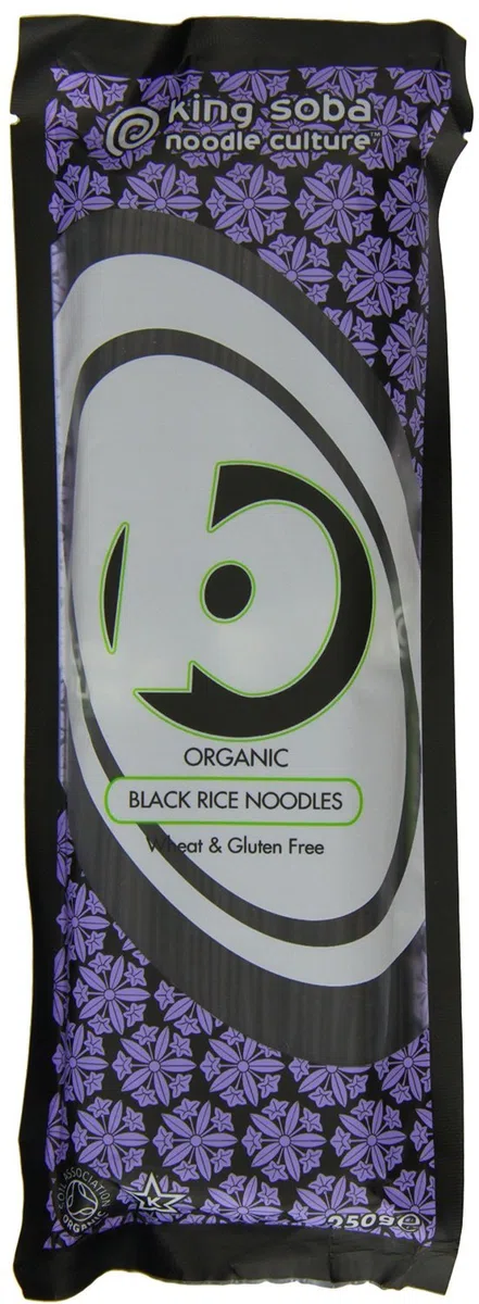 King Soba Organic Gluten Free Black Rice Noodles 250g