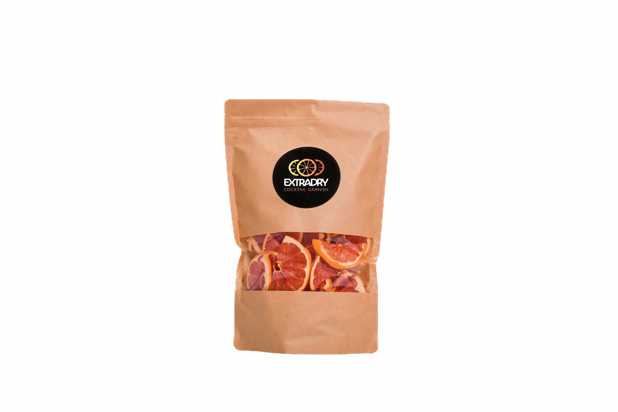 Extra Dry Pompelmo Essiccato Per Cocktail | 80 Pezzi di Pompelmo Dintorni Disidratati | Grande bustina 188 g 1/2 Rondelle Di Pompelmo Secche | 100% Naturale | Frutta Secca Senza Zucchero Aggiunto