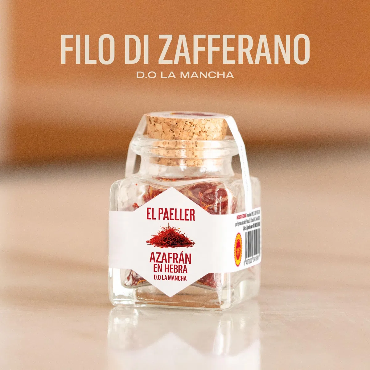 EL PAELLER - Zafferano in Pistilli D.O. La Mancha - 100% Naturale e Puro – Aroma e Gusto Intensi – Spezia per Paella e Cucina Mediterranea - Origine Spagna