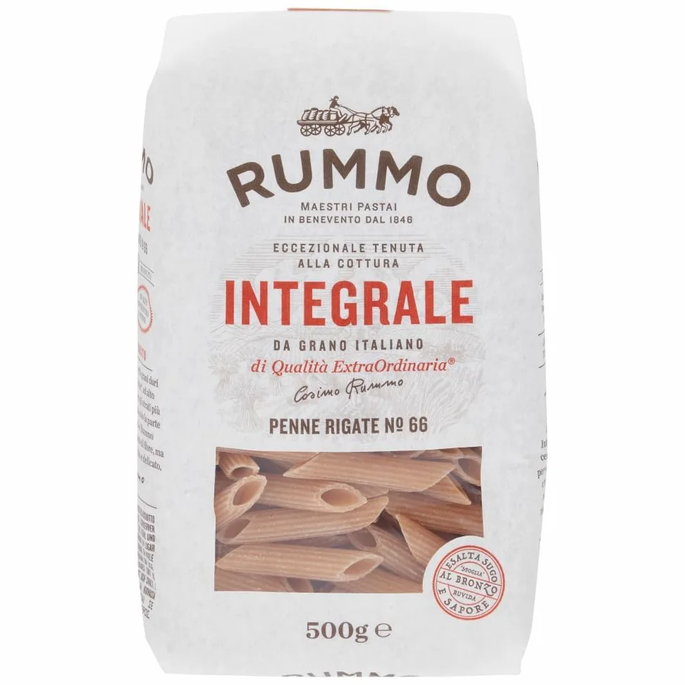 Rummo Pasta Integrale Confezione Prova, 6 diversi tipi di pasta integrale,Pasta Italiana 6x500g