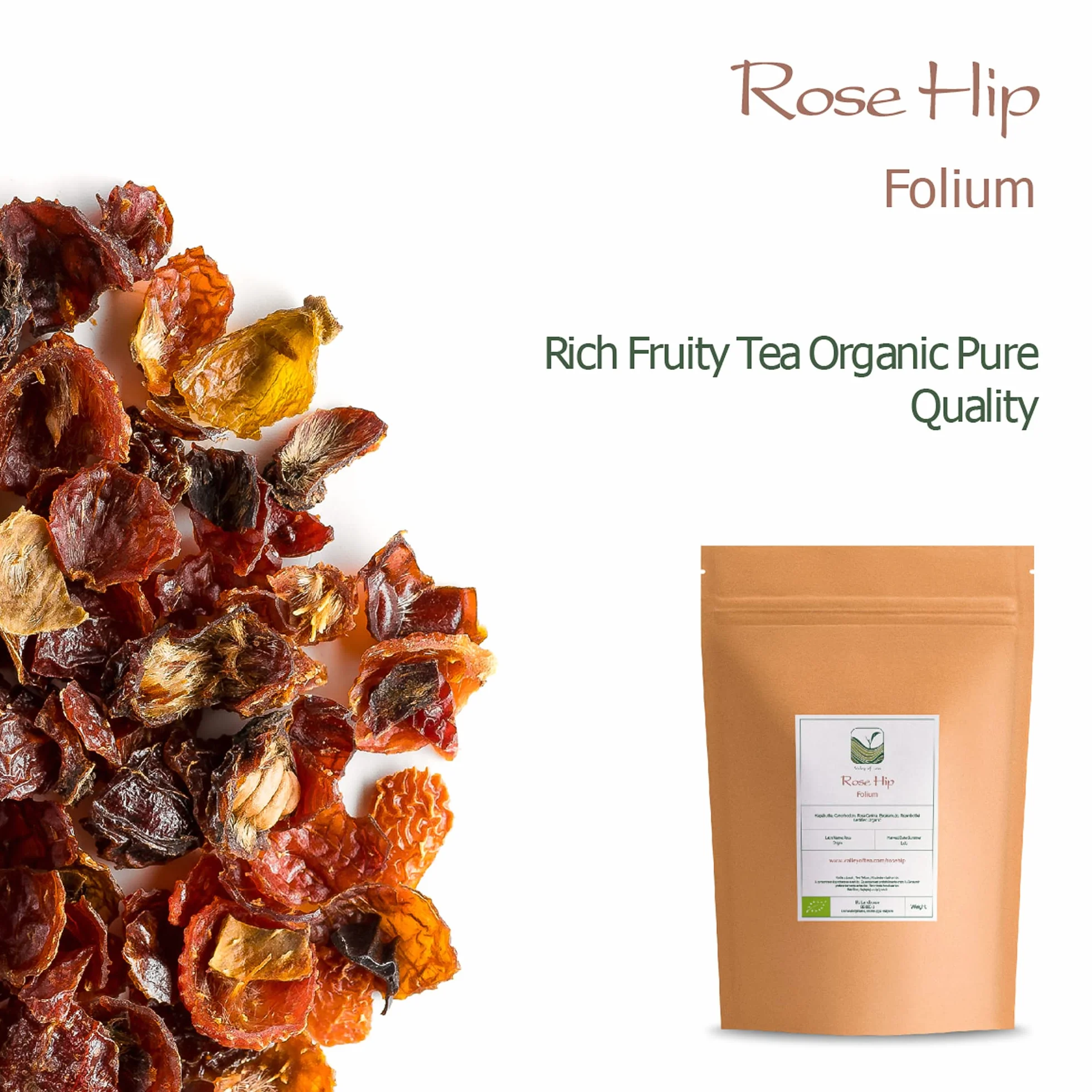 Rosa Canina Tisana Biologica - Dolce E Calmante Infuso - Rose Hip Tisana Rosa Canina Bio Infuso Rosa Canina Infuso