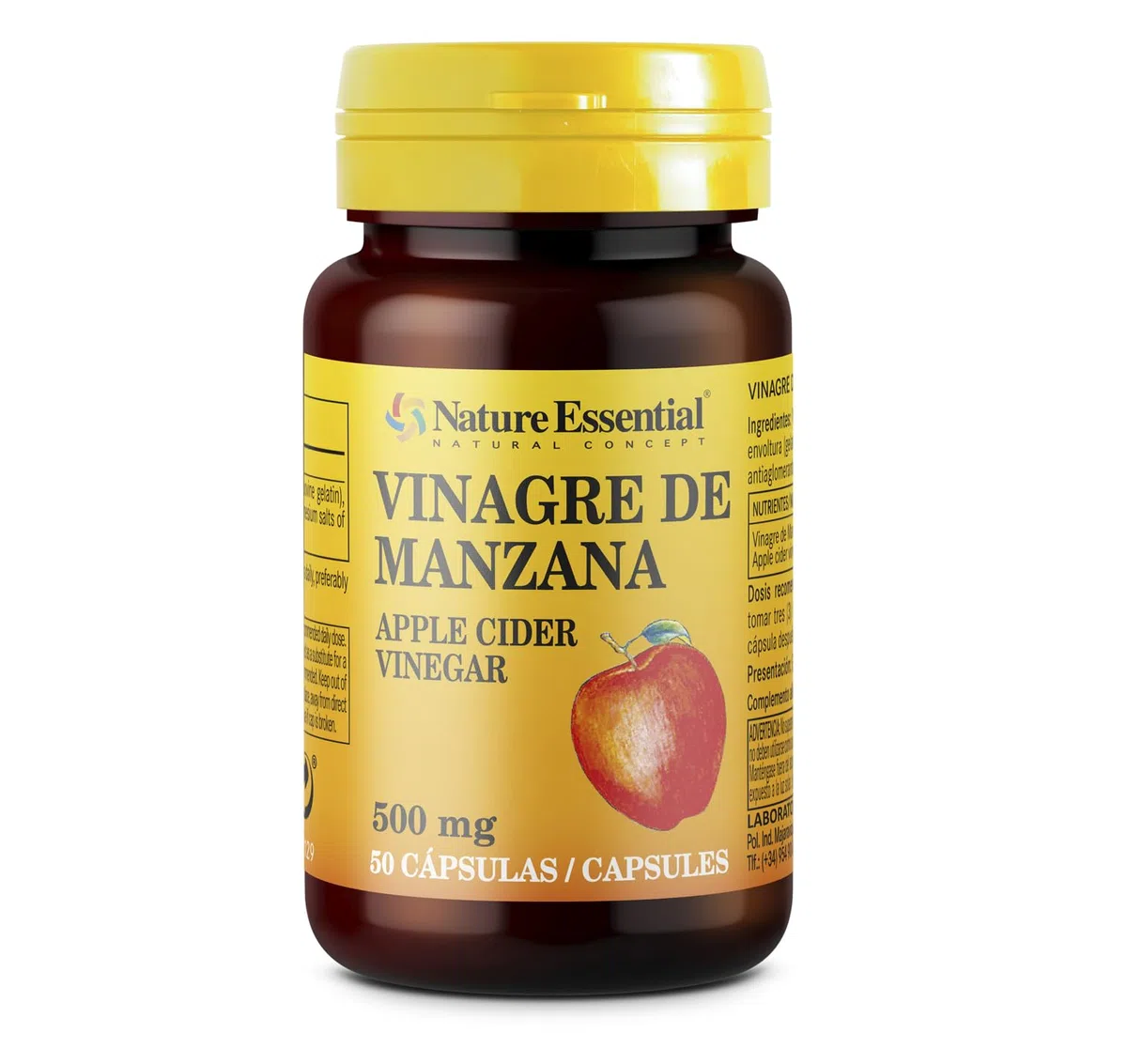 Aceto di mele 500 mg. 50 capsule