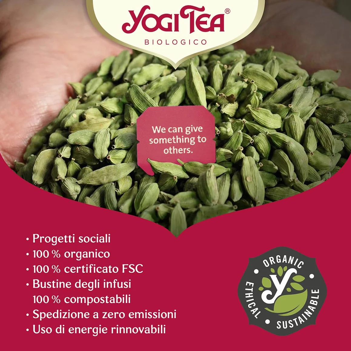 Yogi Tea Chai Verde Bio - Infuso Ayurvedico - Miscela di Tè Verde, Cannella e Zenzero - Confezione da 6x17 bustine (102 bustine in totale)