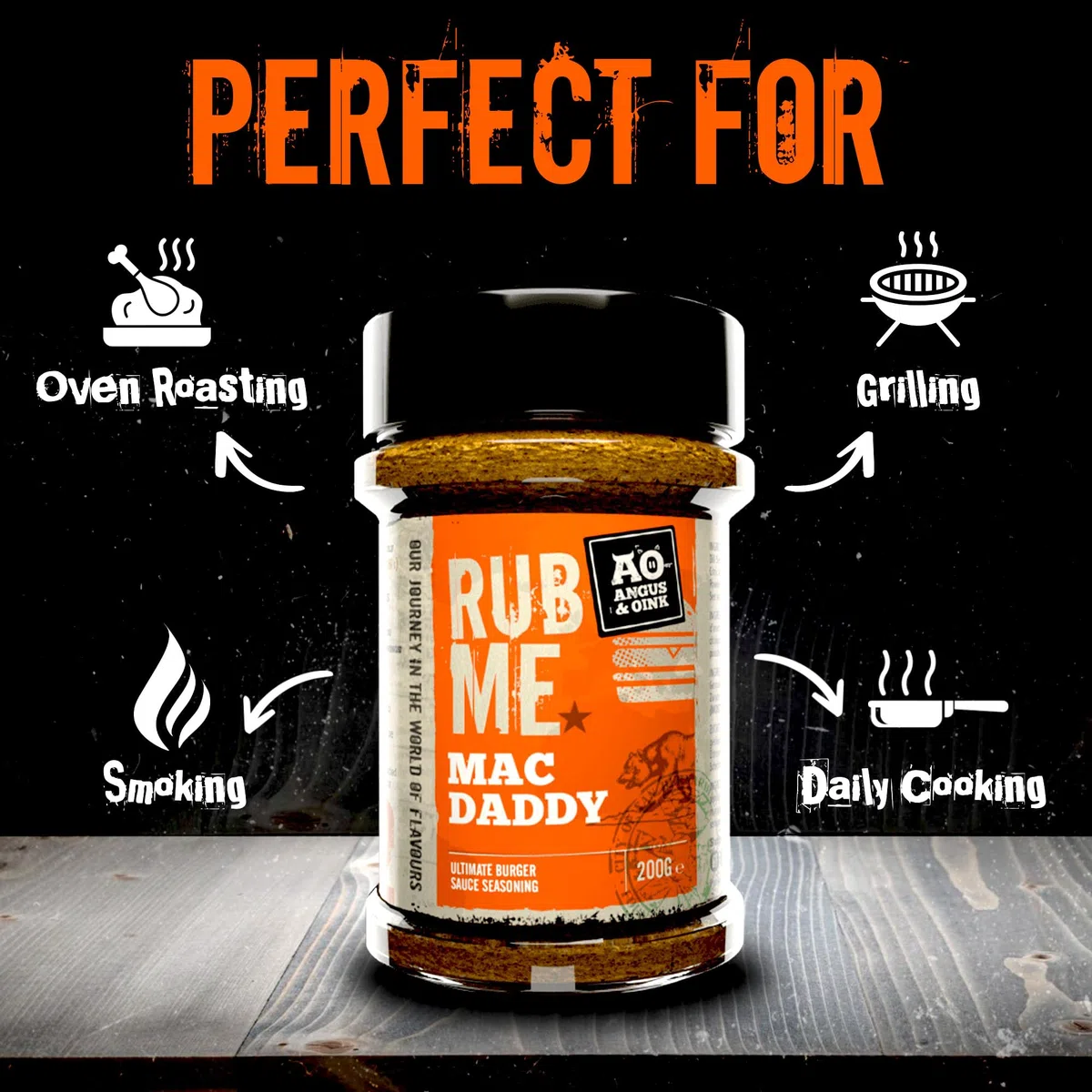 Angus & Oink Rub Me Mac Daddy 200g