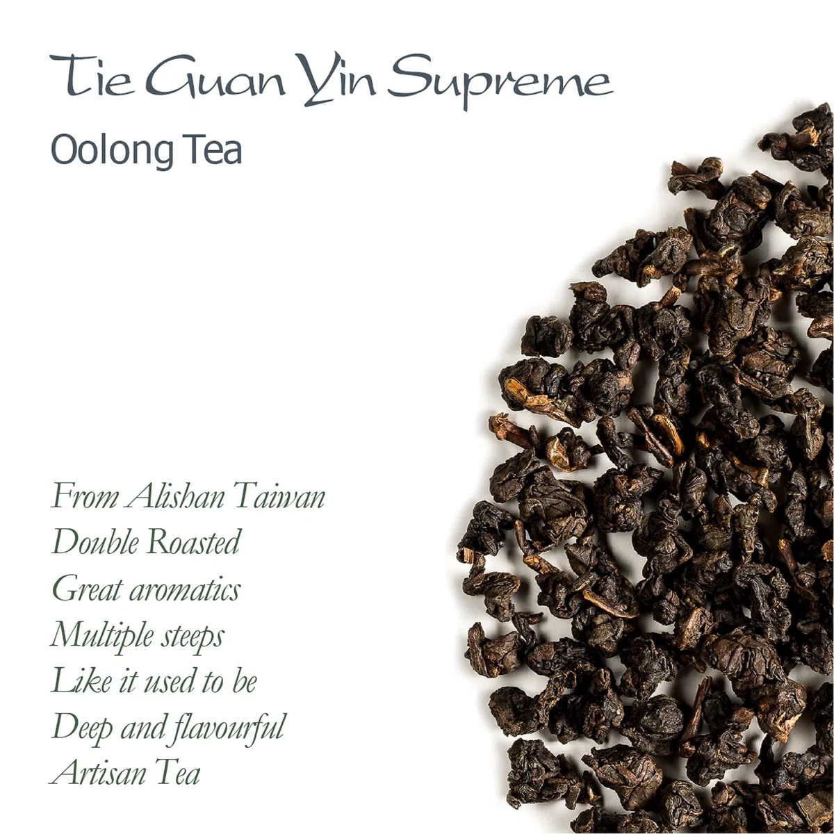 Tie Guan Yin Alta Qualità - Oolong Tè Cinese Tieguanyin - Wu Long Dalla Cina - Tè Blu Cinese - 50g