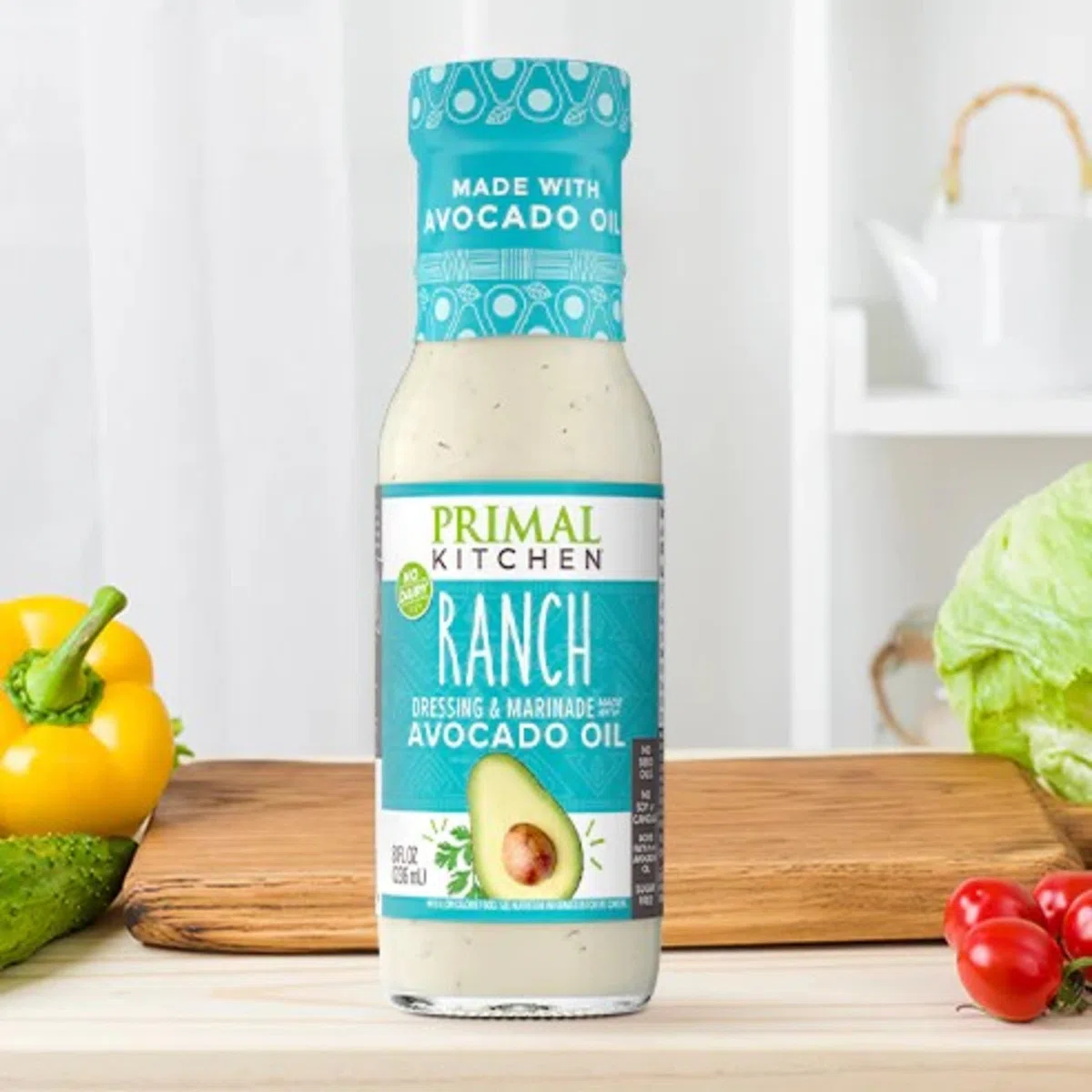 Primal Kitchen - Ranch Dressing fatto con olio di Avocado - 8 oncia.