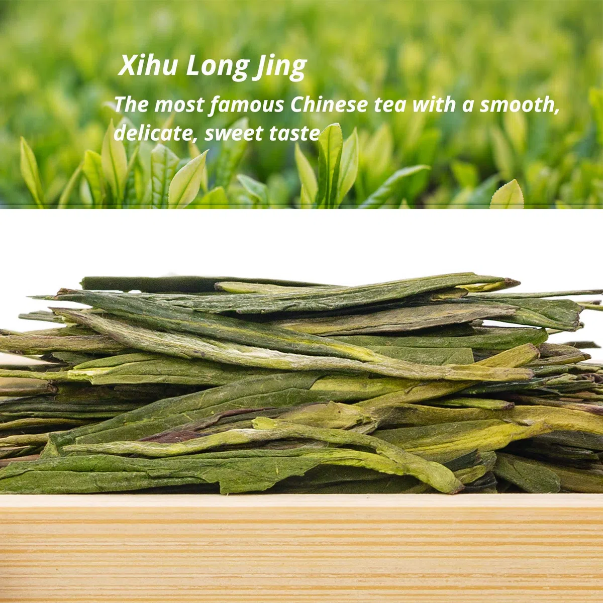 Oriarm Xihu Longjing Tè Verde in Foglie 250 grammo - Dragon Well Long Jing Tè Cinese - Yuqian 2nd Grade Borsa con chiusura lampo e richiudibile da