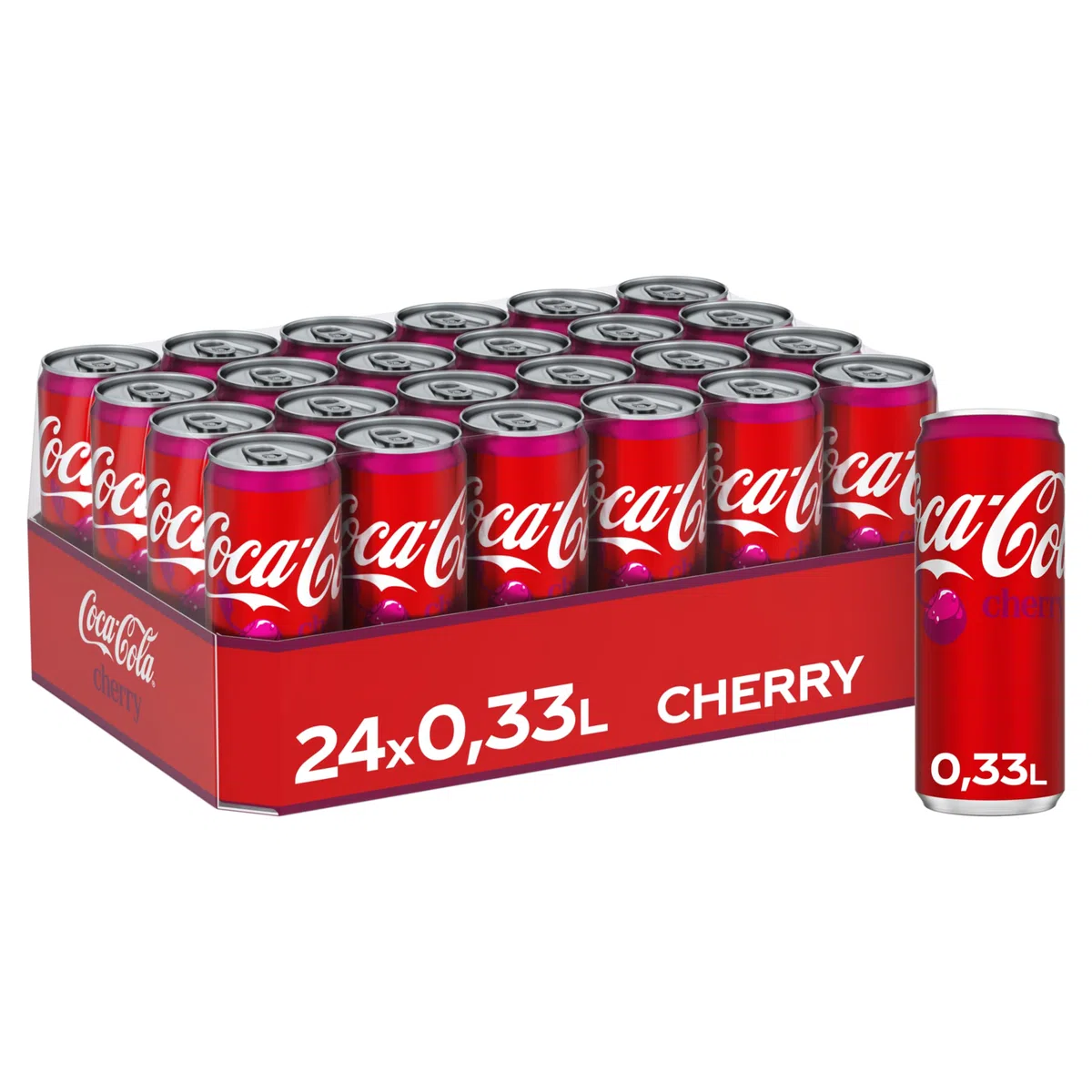 Coca-Cola Coca Cola Can Cherry (24x330ml)