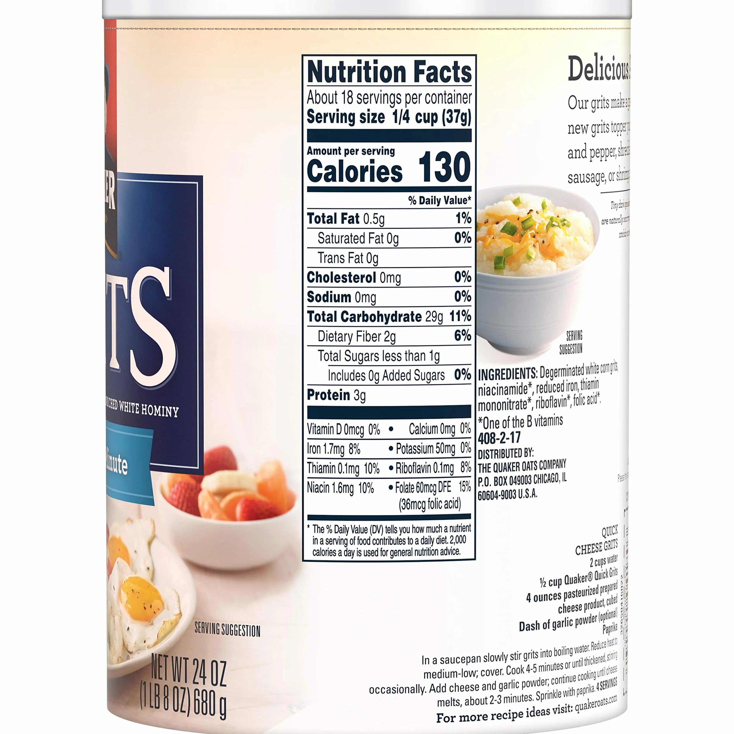 Quaker 5 minuti grana, 24 oz (2 pezzi)