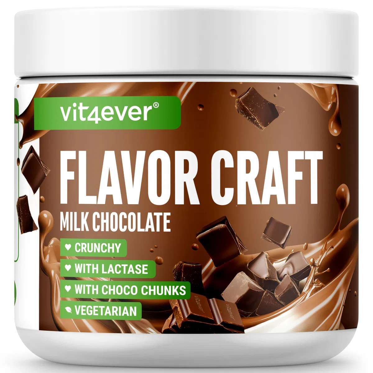 Polvere di Aromi Vaniglia 250 g - Cioccolato al latte - Uso versatile per cibi e bevande - Polvere di aromi - FLAVOR CRAFT