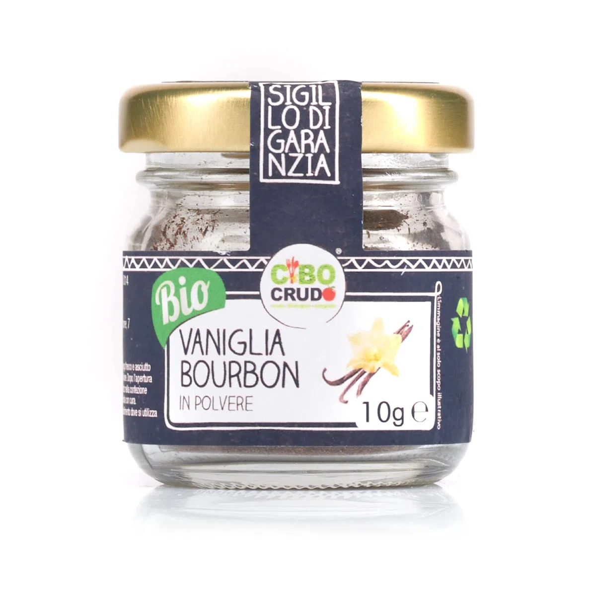 Bacche di Vaniglia in Polvere di Prima Qualità - 10g. Bacche di Vaniglia Bourbon Qualità Premium e Bio. Polvere Estratta da Bacelli di Vaniglia Bourbon del Madagascar.