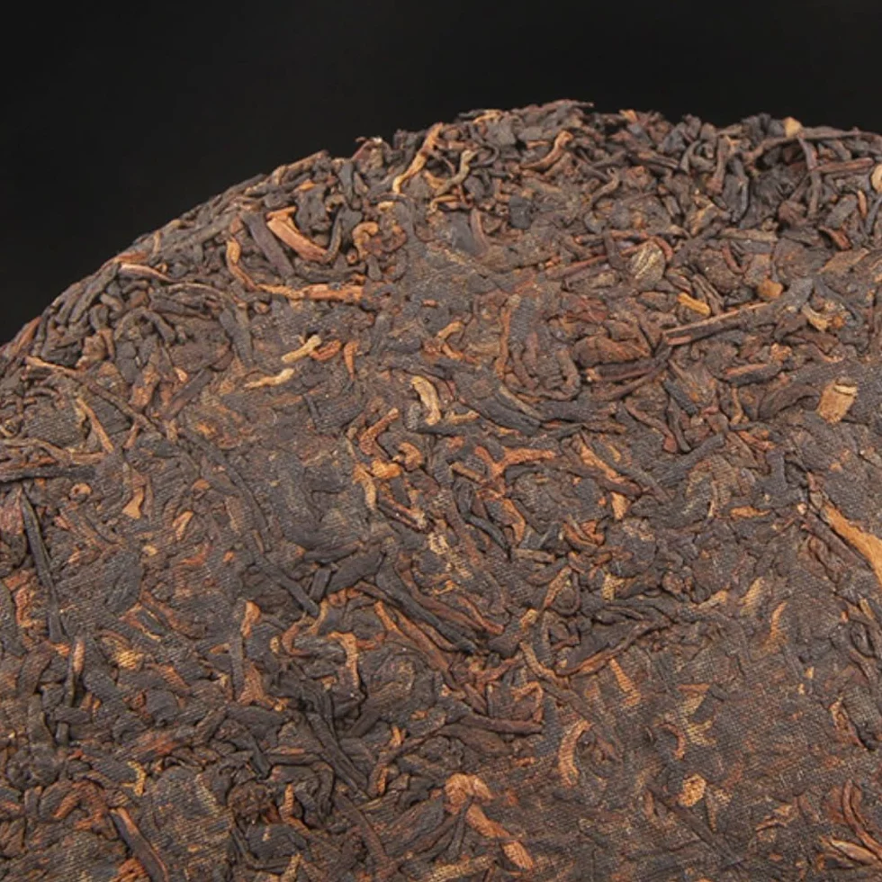10 anni di tè nero Puerh invecchiato, 357g, Yunnan Bulang Mountain Imperial Pu'er Torta di tè matura