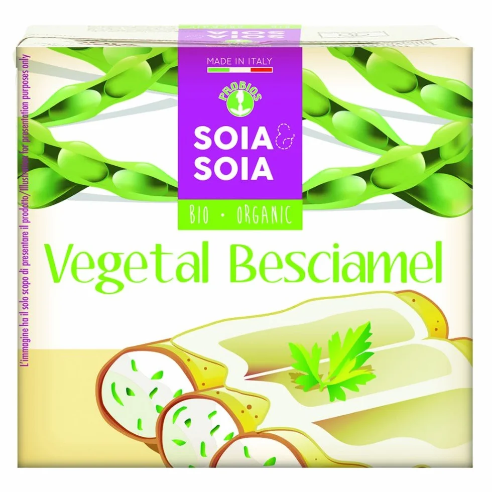Besciamella di soia vegetale
