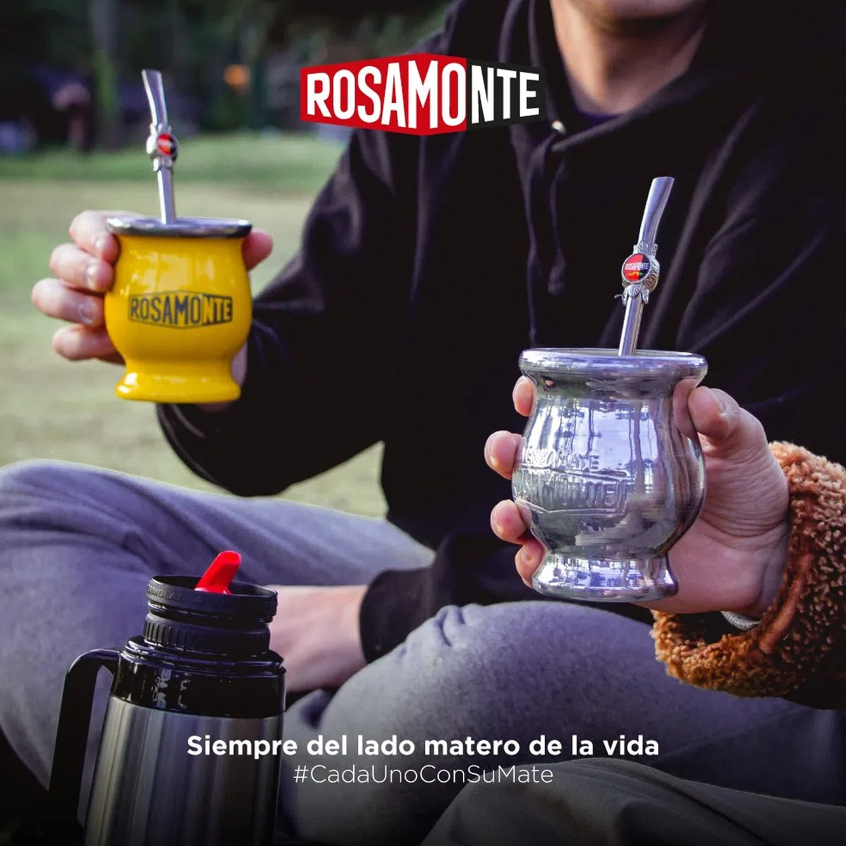 Rosamonte Yerba Mate Tradizionale 0,5 kg | Kit da Tè in Acciaio Inox: Tazza - Zucca | Cannuccia - Bombilla