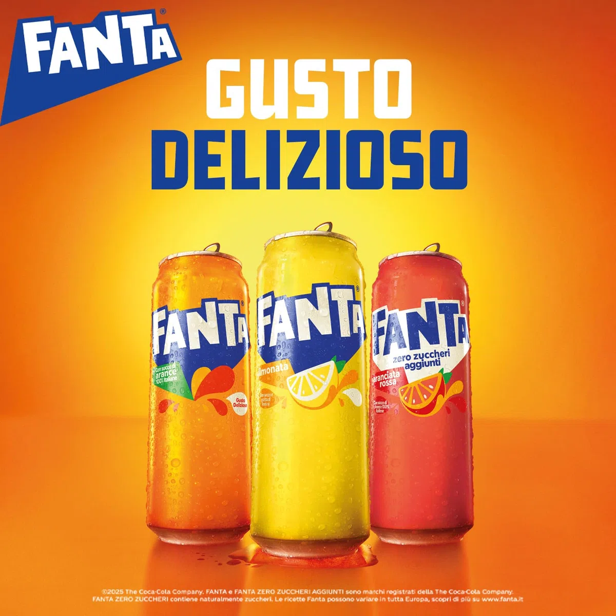 Fanta Original Gusto Arancia, con Succo di Arance Italiane, Senza Aggiunta di Conservanti, PET 100% riciclabile, Gusto Rinfrescante - 2 Bottiglie da 1,5L